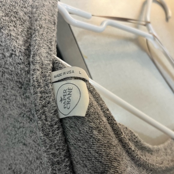 Paper Crane Large Light Taupe tweed sweater - Picture 3 of 3